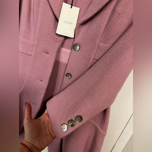 Alexis Deverraux Wool Pink Coat - Picture 4 of 5